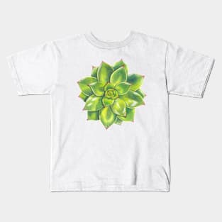 Delicious Succulent Flowers Kids T-Shirt